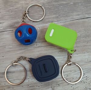 Tupperware Miniature Keychain Lot | MicroPro Grill FridgeSmart Shape-O Ball